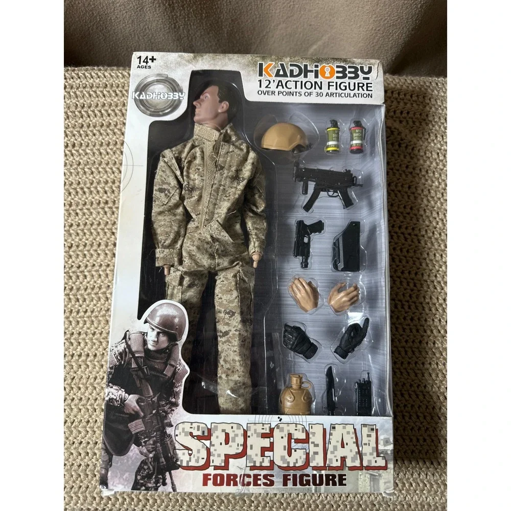 KADHOBBY Special Forces 12 Inch Action Figure 1/6 Scale Military Soldier ACU